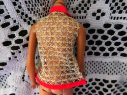 barbie net red collar bk